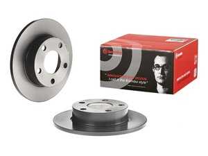 ES#4488312 - 443615601b1KT - Rear UV Coated Brake Rotors - Pair (245x10) - Features Brembo's special UV paint treatment that guarantees superior corrosion resistance. - Brembo - Audi