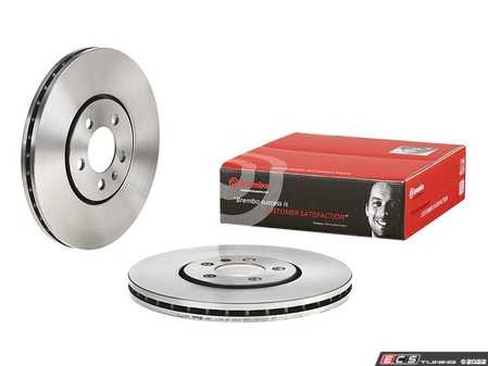 ES#4488381 - 3A0615301KT - Front Brake Rotors - Pair (288x25) - Features Brembo's special UV paint treatment that guarantees superior corrosion resistance. - Brembo - Volkswagen