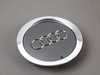 ES#382873 - 4E0601165A7ZJ - Center Cap - Priced Each - Grey metallic in color, To be used with wheel part # 4E0601025N - Genuine Volkswagen Audi - Audi