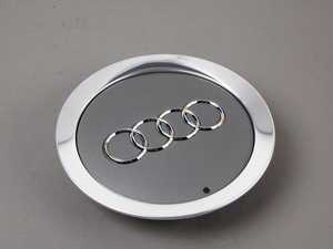 ES#382873 - 4E0601165A7ZJ - Center Cap - Priced Each - Grey metallic in color, To be used with wheel part # 4E0601025N - Genuine Volkswagen Audi - Audi