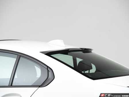 ES#4465038 - 012722ECS07 - G20 Performance Gloss Black Rear Window Spoiler - Add dynamic styling to your G20! A rear window spoiler transforms the body lines and overall appearance of your vehicle giving you a whole new look. - ECS - BMW