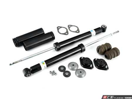 ES#4304188 - 19-199511KT1 - B4 Rear Shock Absorber replacement kit  - Includes rear shocks, mounts and hardware - Assembled By ECS - BMW