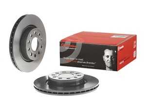 ES#4490218 - 5c0615301cKT - Front UV Coated Brake Rotors - Pair (280x22) - Features Brembo's special UV paint treatment that guarantees superior corrosion resistance. - Brembo - Volkswagen