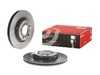 ES#4490389 - 8e0615301bKT1 - Rear UV Coated Brake Rotors - Pair (280x22) - Features Brembo's special UV paint treatment that guarantees superior corrosion resistance. - Brembo - Audi