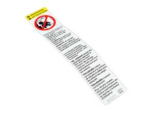 ES#435694 - 8E0010171D - STICKER - Genuine Volkswagen Audi - 