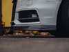 ES#4490853 - 013875ECS01-02 - Audi B8.5 S4 / A4 S-Line Forged Carbon Fiber Front Lip - Hand-laid chopped carbon fiber to upgrade your exterior styling - ECS - Audi