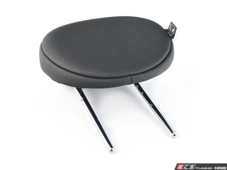 ES#147386 - 52202755940 - Rear Headrest - Carbon Black Leatherette - Mounts above the rear seats - Genuine MINI - MINI