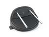 ES#147386 - 52202755940 - Rear Headrest - Carbon Black Leatherette - Mounts above the rear seats - Genuine MINI - MINI