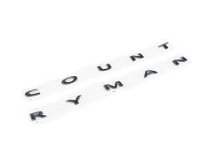 ES#4215144 - 51149852046 - "COUNTRYMAN" Model Lettering For Countryman - Piano Black - Mounts to the trunk lid Used as an upgrade: Black Line - Genuine MINI - MINI