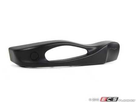 ES#143122 - 52108240091 - Black Outer Seat Trim Cover - Left - Located on the outer edge of the seat - Genuine BMW - BMW