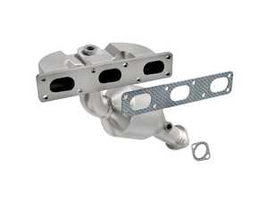 ES#2614980 - 50176 - Direct-Fit Exhaust Manifold With Catalytic Converter - Cyl 4-6 - Keep your emissions in check - Magnaflow - BMW