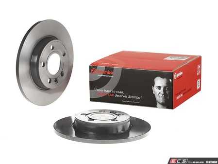 ES#4066950 - 7d0615601bKT2 - Rear UV Coated Brake Rotors - Pair (280x12) - Features Brembo's special UV paint treatment that guarantees superior corrosion resistance. - Brembo - Volkswagen