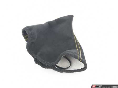 ES#4005040 - 5234-1JB-205 - BFI Manual Alcantara Shift Boot - Yellow Stitching - Compliment your BFI shift knob with a custom shift boot made from the finest materials available - Black Forest Industries - Volkswagen