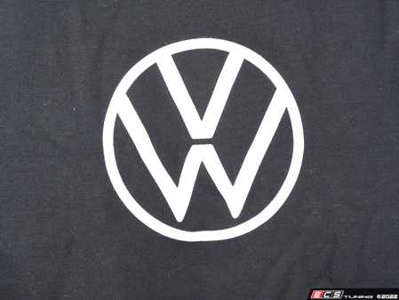 ES#4058863 - DRG003760BLKMD - Everyday T-Shirt - Black - Medium - Features VW logo printed on the front in white - Genuine Volkswagen Audi - Volkswagen