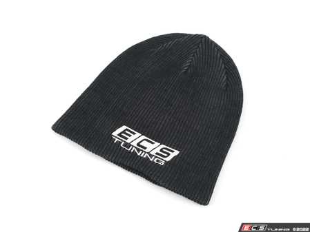 ES#4447268 - C935 - ECS Tuning Slouch Beanie - (NO LONGER AVAILABLE) - Featuring white ECS Tuning logo on a black hat. - ECS - 