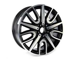 ES#3185767 - 36106875603 - 529 MINI JCW Thrill Spoke 18" (5x112) - Jet Black Solid - Priced Each  - 7,5JX18 ET:51 - Genuine MINI - MINI