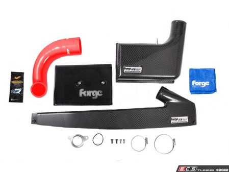 ES#4352521 - FMINDK14 - Forge Motorsport High Flow Carbon Intake - Red - Complete Hi-Flow carbon intake for your 1.4TSI - Forge - Volkswagen