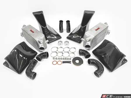 ES#4491504 - ALP.23.09.0001-1 - AMS Performance Porsche 991.1 Intercooler System - The Alpha Performance Porsche 991.1 Intercooler System utilizes a pair of 5 thick, high volume cores giving you the most power producing upgrade on the market. Each core provides optimum fin density for unmatched cooling. - AMS Performance - Porsche
