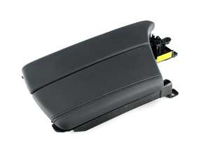 ES#2562925 - 51169216925 - Armrest Leather - Front Middle, Black - Genuine BMW - BMW