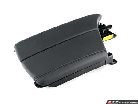 ES#2562925 - 51169216925 - Armrest Leather - Front Middle, Black - Genuine BMW - BMW