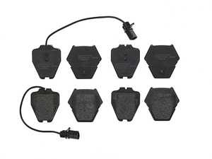 ES#4491565 - 4B3698151B - Premium Low-Met OE Equivalent Pad - Front - Quality brake pads from an original equipment supplier - Brembo - Audi Volkswagen