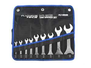 ES#4023711 - PLT99589 - 9 Pc Metric Super Thin Wrench Set  - Platinum - Audi BMW Volkswagen Mercedes Benz Porsche