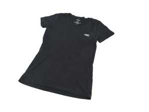 ES#3440178 - ACM3013BLKMD - Scoopneck T-Shirt - Black - Ladies Medium - This Ladies Scoopneck T-Shirt is the most flattering basic tee you will own - Genuine Volkswagen Audi - Audi