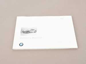 ES#13132 - 01419789477 - Owner's Handbook Z3 E36/7 - Genuine BMW - BMW