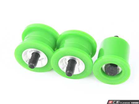 ES#4362407 - PDB-E3695A - E36 Polyurethane Differential Bushings - E36 - 95A Street/Track - Green - Revshift - BMW