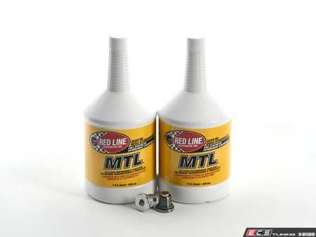 ES#4305377 - 23117531356KT5 - Manual Transmission Service Kit - Featuring Redline gear oil and Turner titanium magnetic drain plug - Assembled By ECS - BMW