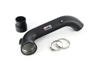 N55 Upper Charge Pipe - Powdercoated Black