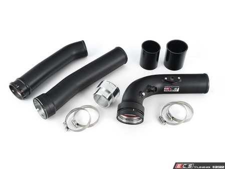 ES#4428240 - 090701ECS09 - N20 Charge Pipe & Boost Pipe Kit - Powdercoated Black - Replaces your stock plastic charge pipe and boost pipe for improved flow, horsepower, reliability! - ECS - BMW