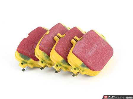 ES#4138630 - DP42314R - YellowStuff Performance Rear Brake Pad Set - EBC's premium sport street pad that offers high friction levels and heat fade resistance - EBC - Mercedes Benz