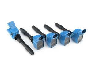 ES#4164384 - MS100204-5KT - APR Upgraded Ignition Coils - Blue - Set Of Five - Designed to be a direct plug-and-play upgrade to factory coils, providing greater energy output, ensuring a stronger and more consistent spark! - APR - Audi