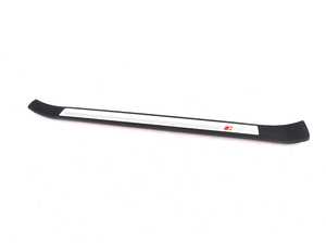 ES#438404 - 8E0853373Q01C - Front Door Sill - Satin Black - Left - Also called the "scuff plate" - Genuine Volkswagen Audi - Audi
