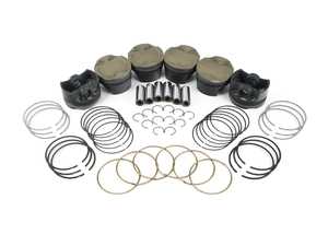 ES#4414320 - 930286145T - MAHLE Forged Piston Kit 87.50mm with Thermal Barrier Coating (TBC) - S54 - 3.2L - Forged, 2618. Phosphate + Grafal + Hard Anodized top ring groove + TBC - Mahle Motorsports - BMW