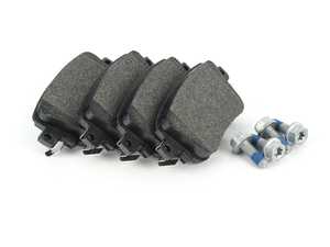 ES#4486859 - 8U0698451F - Premium Low-Met OE Equivalent Pad - Rear - Quality brake pads from an original equipment supplier - Brembo - Audi Volkswagen