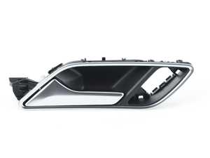 ES#2726303 - 8V3837019C4PK - Inner Door Handle - Sabre (Black)/chrome - Left - Common repair for cars with loose or sloppy inner door handles - Genuine Volkswagen Audi - Audi