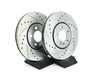 ES#3155150 - EBR482XPR - Front Cross-Drilled and Slotted Evolution Rotors - Pair (288x25) - Zinc coated performance rotors - Power Stop - Volkswagen