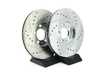 ES#3155150 - EBR482XPR - Front Cross-Drilled and Slotted Evolution Rotors - Pair (288x25) - Zinc coated performance rotors - Power Stop - Volkswagen