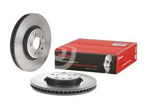 ES#4492680 - 8r06153011KT - UV Coated Brake Rotors - Pair (320x30) - Features Brembo's special UV paint treatment that guarantees superior corrosion resistance. - Brembo - Audi