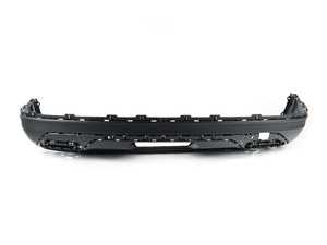 ES#3241709 - 3CN807521A9B9 - Rear Valance - Satin Black - Factory lower rear valance for models with tow hitch - Genuine Volkswagen Audi - Volkswagen