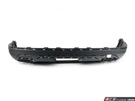 ES#3241709 - 3CN807521A9B9 - Rear Valance - Satin Black - Factory lower rear valance for models with tow hitch - Genuine Volkswagen Audi - Volkswagen