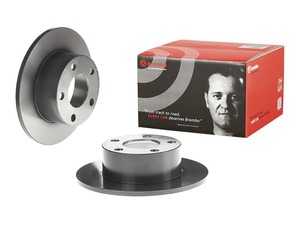 ES#4492756 - 8e06156011KT - UV Coated Rear Brake Rotors - Pair (245x10) - Features Brembo's special UV paint treatment that guarantees superior corrosion resistance. - Brembo - Audi Volkswagen