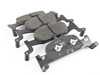 ES#4413869 - 8W0698151BC - Front Brake Pad Set - Restore the stopping power of your vehicle - Genuine Volkswagen Audi - Audi