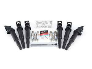ES#4352359 - 12131712219KT6 - Ignition Service Kit - With Service Tools  - Everything you need to service your ignition system including Bosch ignition coils and Bosch Platinum+4 spark plugs - Assembled By ECS - BMW