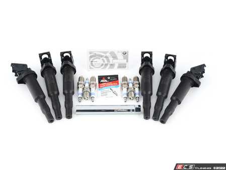 ES#4352359 - 12131712219KT6 - Ignition Service Kit - With Service Tools  - Everything you need to service your ignition system including Bosch ignition coils and Bosch Platinum+4 spark plugs - Assembled By ECS - BMW