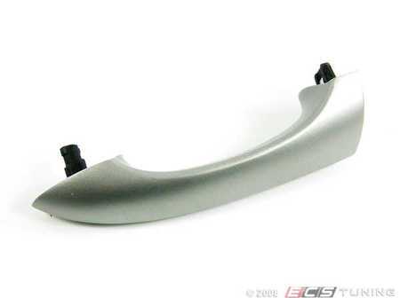 ES#89729 - 51217002311 - E53 X5 Door Handle - Left - (NO LONGER AVAILABLE) - Complete outer handle assembly, can be used on both the front and rear doors. (Titan Silver) - Genuine BMW - 