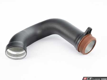 ES#4428284 - 090757ECS09 - N55 Intake Pipe Upgrade - Powdercoated Black - Connects the airbox to the turbo inlet - features all aluminum construction! - ECS - BMW