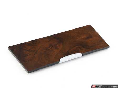 ES#2700210 - 2074701238 - Ashtray Closing Cover - Featuring Genuine Mercedes-Benz Wood - Genuine Mercedes Benz - Mercedes Benz
